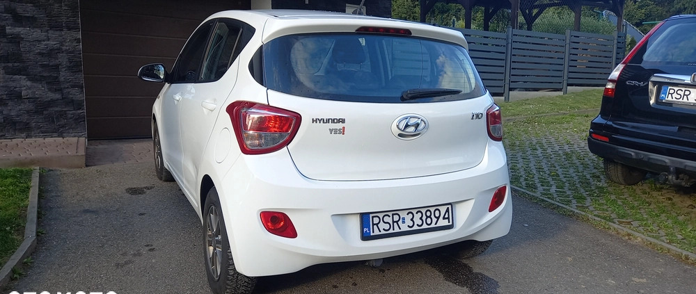 Hyundai i10 cena 29450 przebieg: 120000, rok produkcji 2015 z Strzyżów małe 436